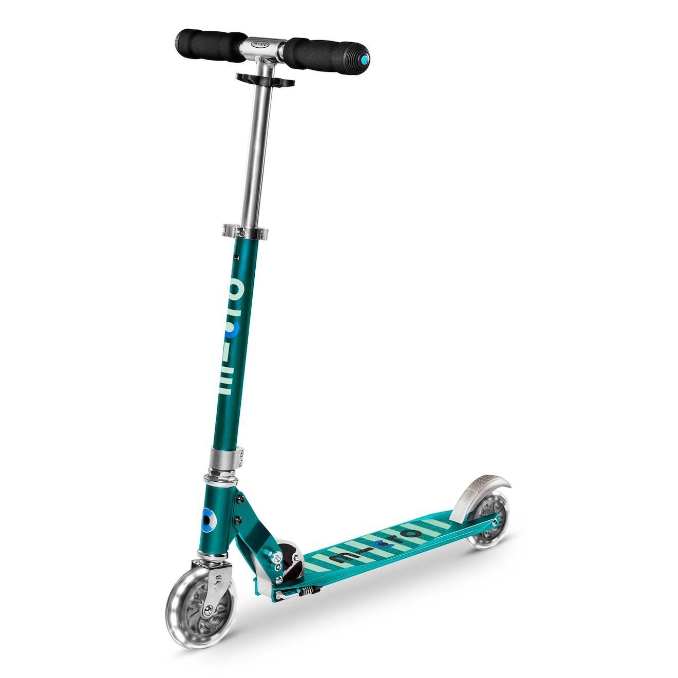 Trottinette enfant micro sprite pearl LED bleu pétrole
