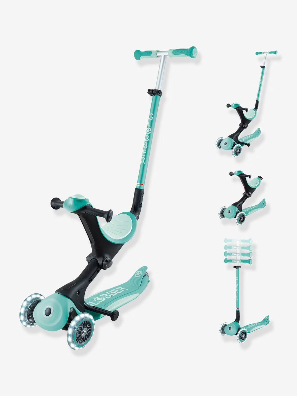 Trottinette Évolutive GO UP DELUXE LIGHT Menthe Globber