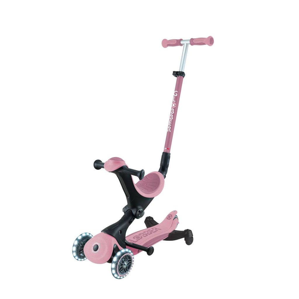 Trottinette évolutive Go-up deluxe lights eco 360 rose berry