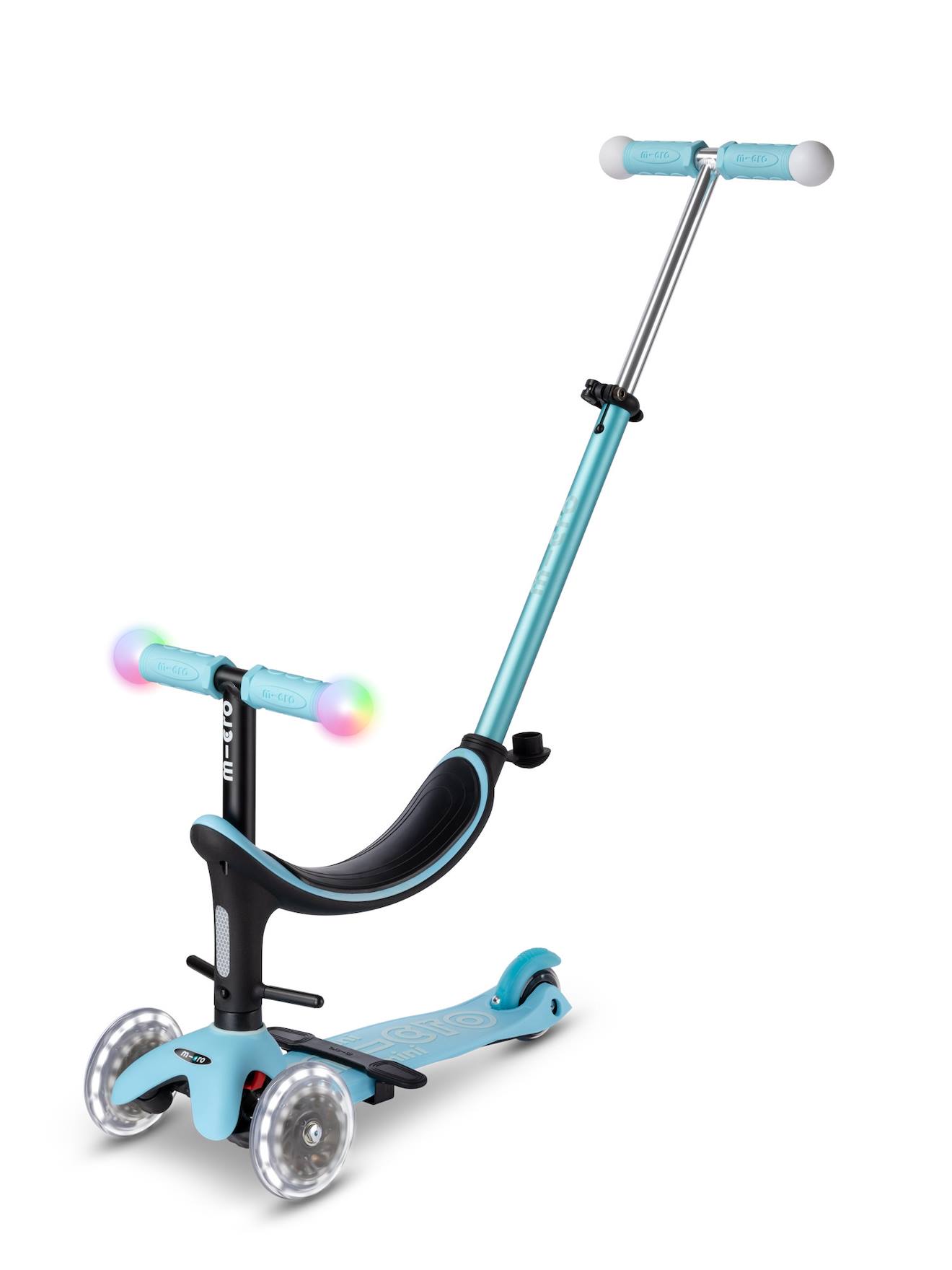 Trottinette évolutive mini micro 3en1 révolution magic bleu océan