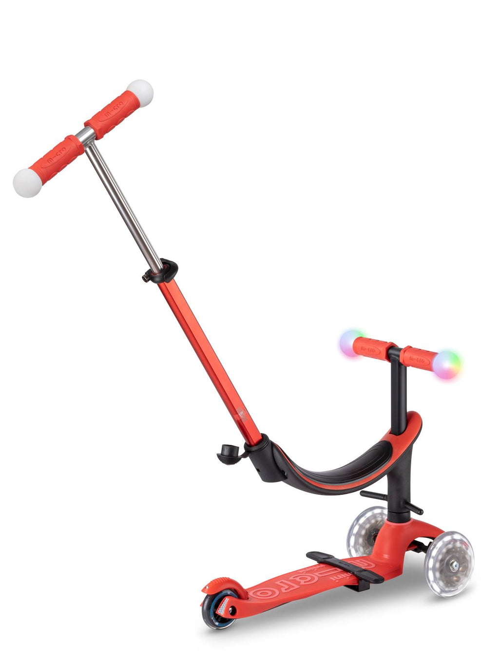 Trottinette évolutive mini micro 3en1 révolution magic rouge