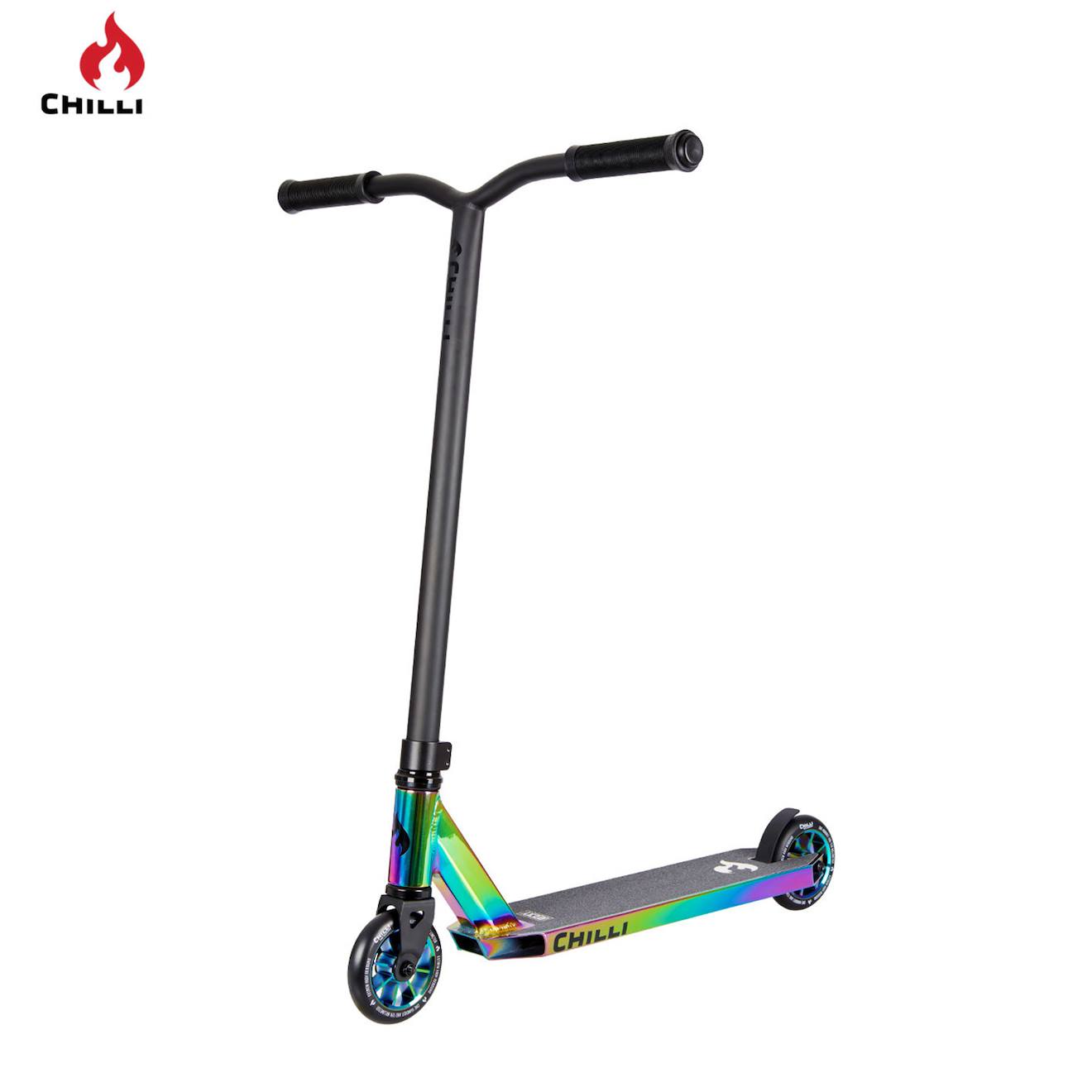 Trottinette freestyle chilli rocky néochrome multicolore