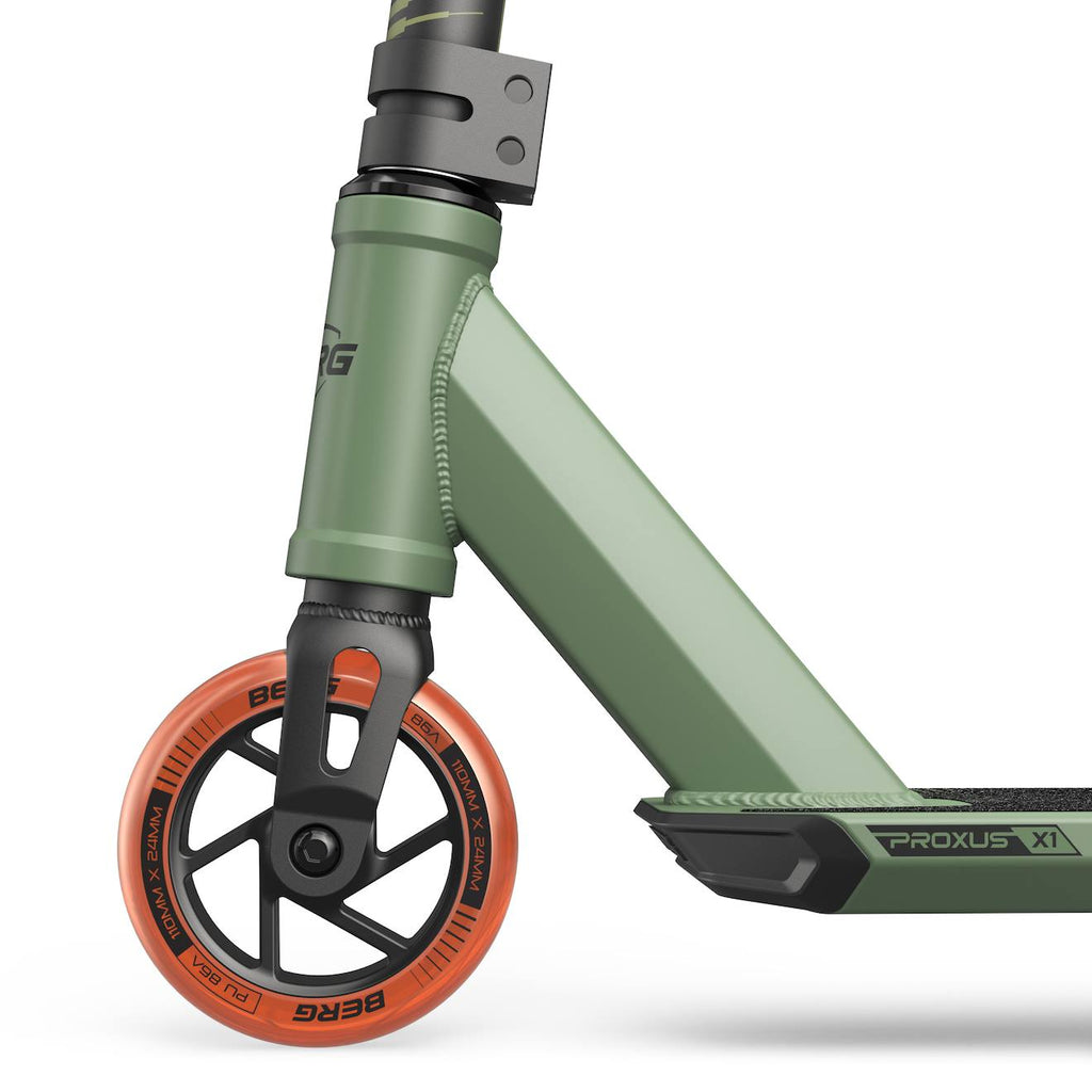Trottinette freestyle pour enfants, 6+ ans, proxus x1 bleu/lime green