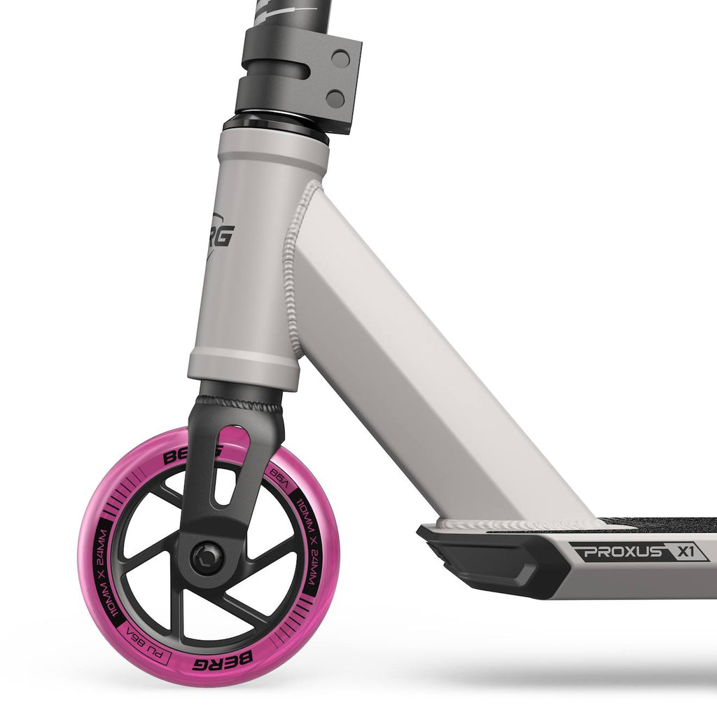 Trottinette freestyle pour enfants, 6+ ans, proxus x1 bleu/lime grey