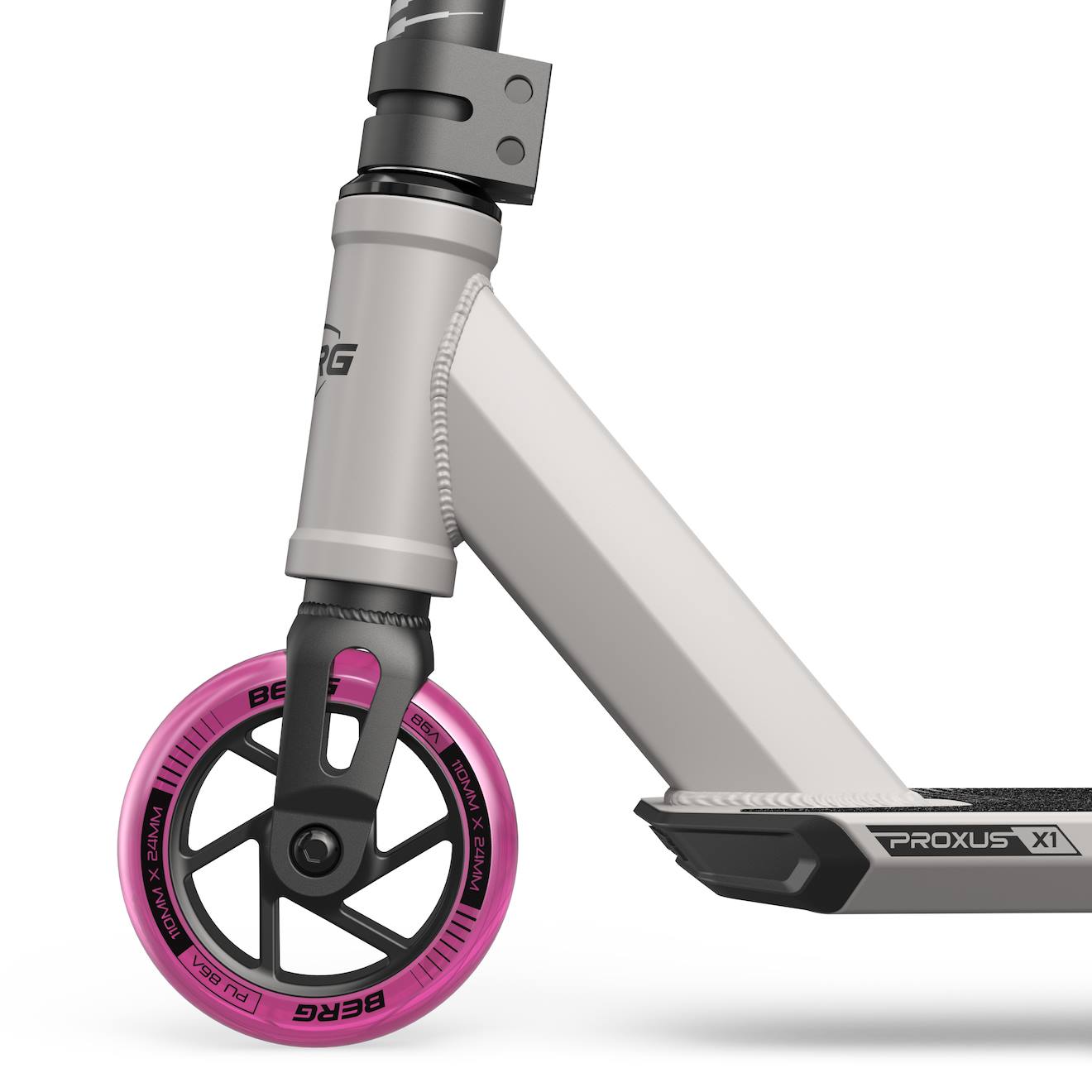 Trottinette freestyle pour enfants, 6+ ans, proxus x1 bleu/lime grey