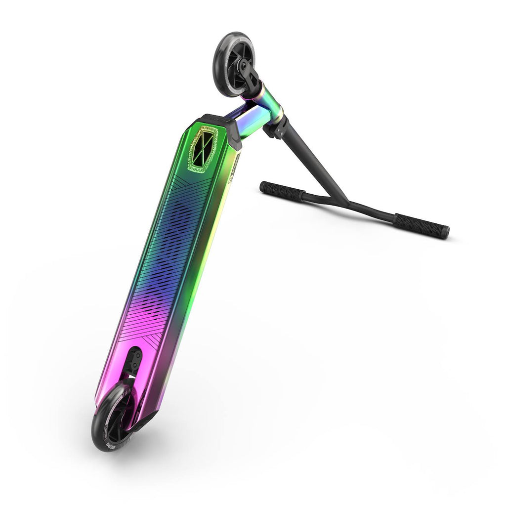 Trottinette freestyle pour enfants, 6+ ans, proxus x1 bleu/lime neochrome