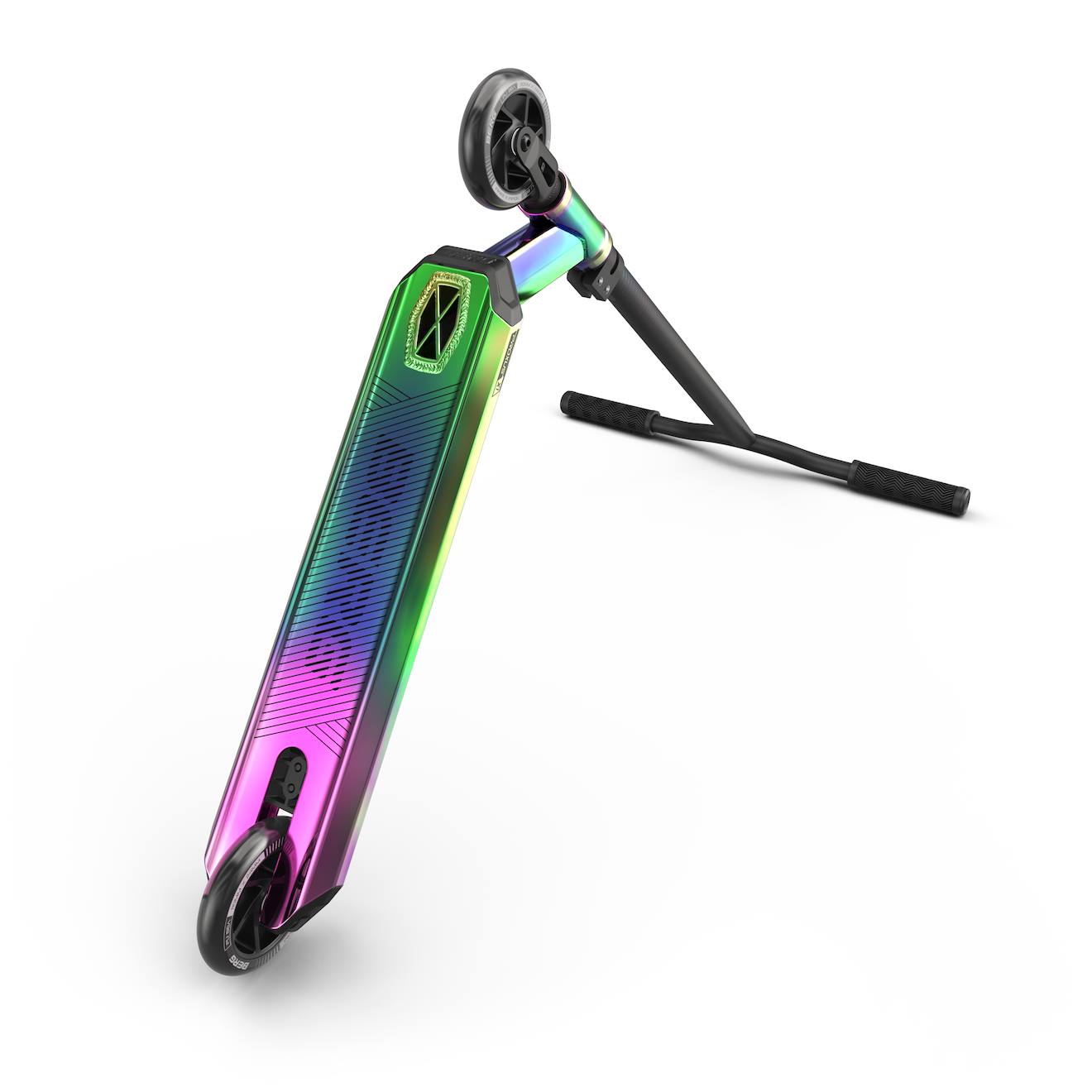 Trottinette freestyle pour enfants, 6+ ans, proxus x1 bleu/lime neochrome