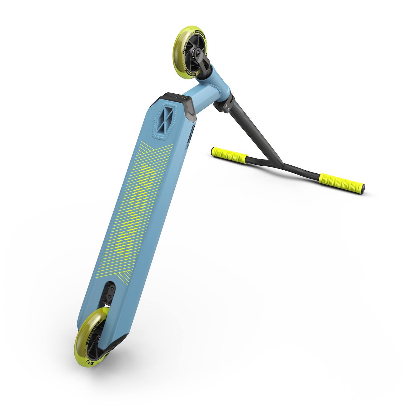 Trottinette freestyle pour enfants, 6+ ans, proxus x1 bleu/lime blue