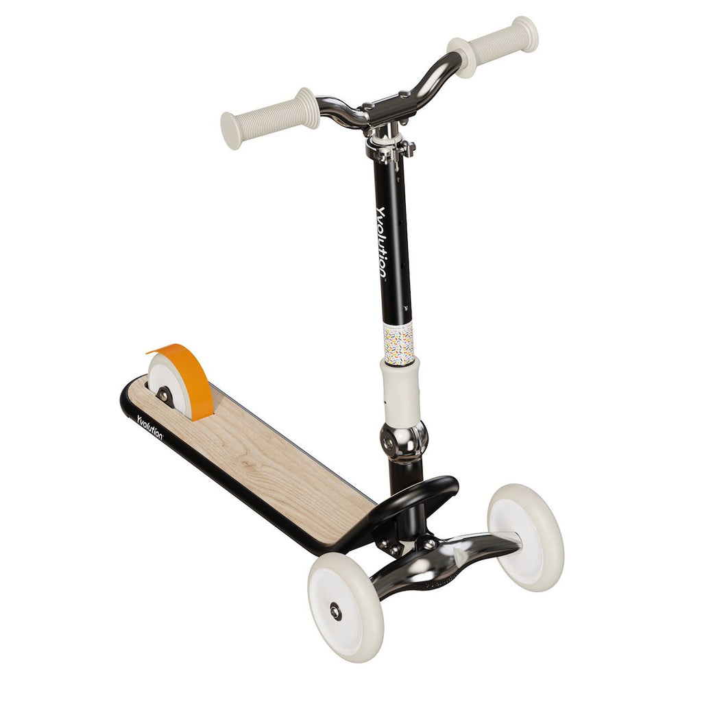 Trottinette glider, pour les enfants de 3 à 8 ans noir