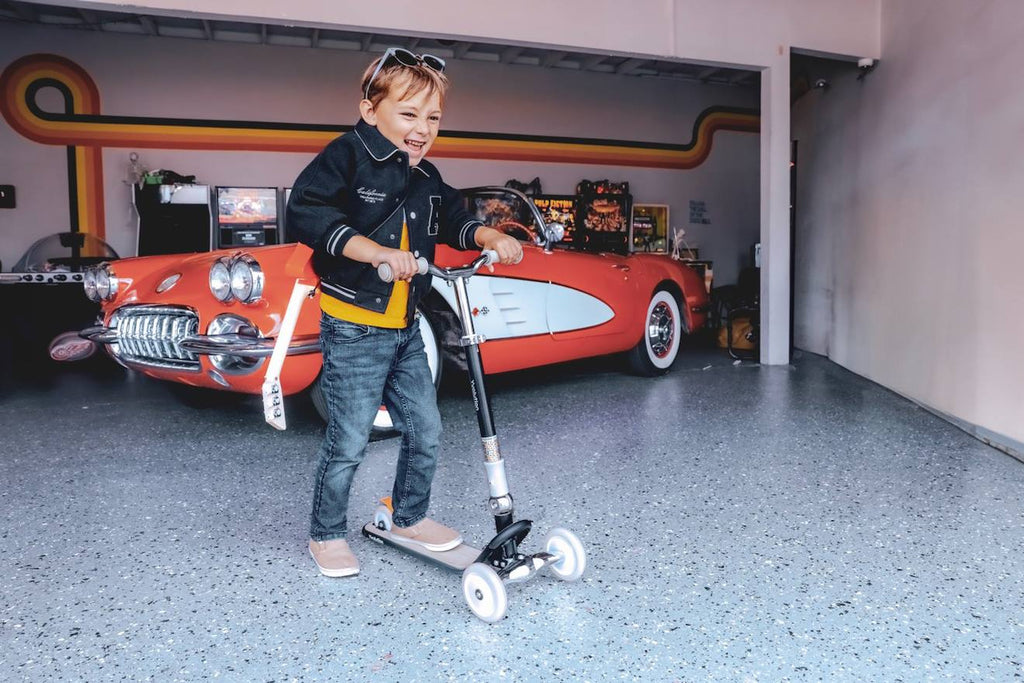 Trottinette glider, pour les enfants de 3 à 8 ans noir