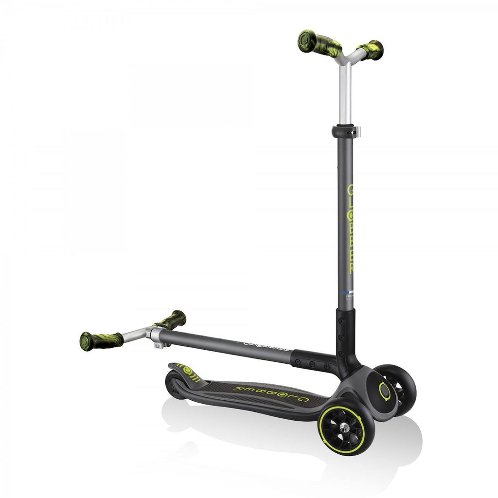 Trottinette master prime 3 roues pliable noir-vert