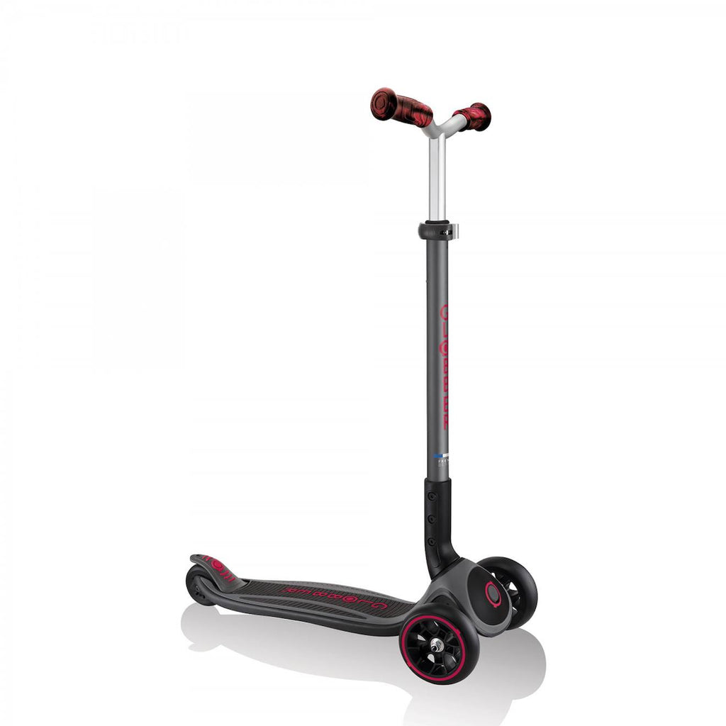 Trottinette master prime 3 roues pliable noir-rouge