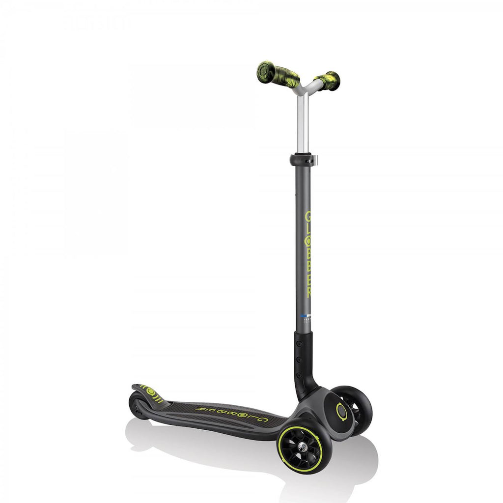 Trottinette master prime 3 roues pliable noir-vert