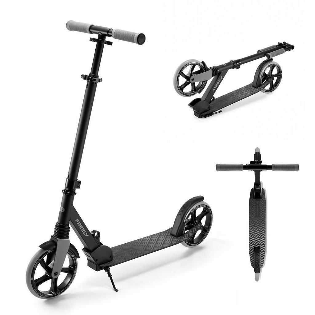 Trottinette pliable urbaine enfant noir