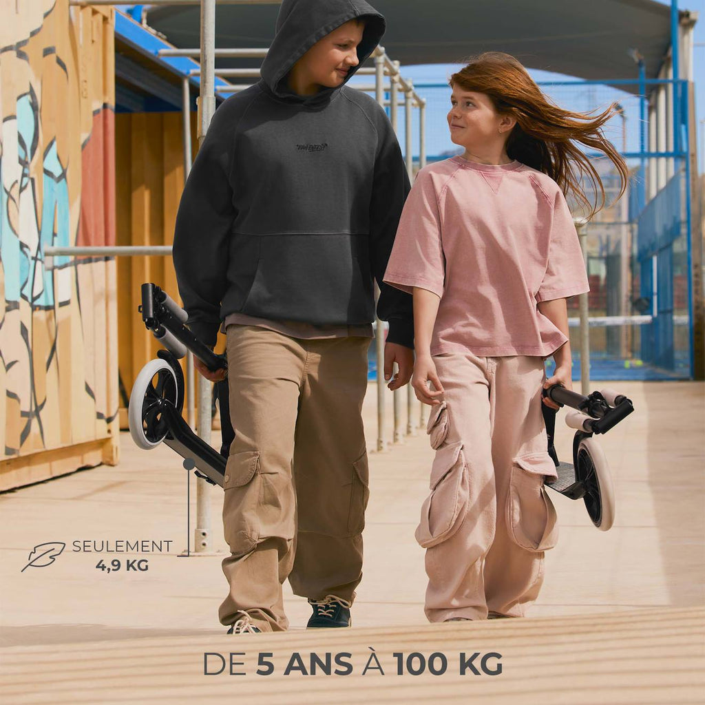 Trottinette pliable urbaine enfant noir