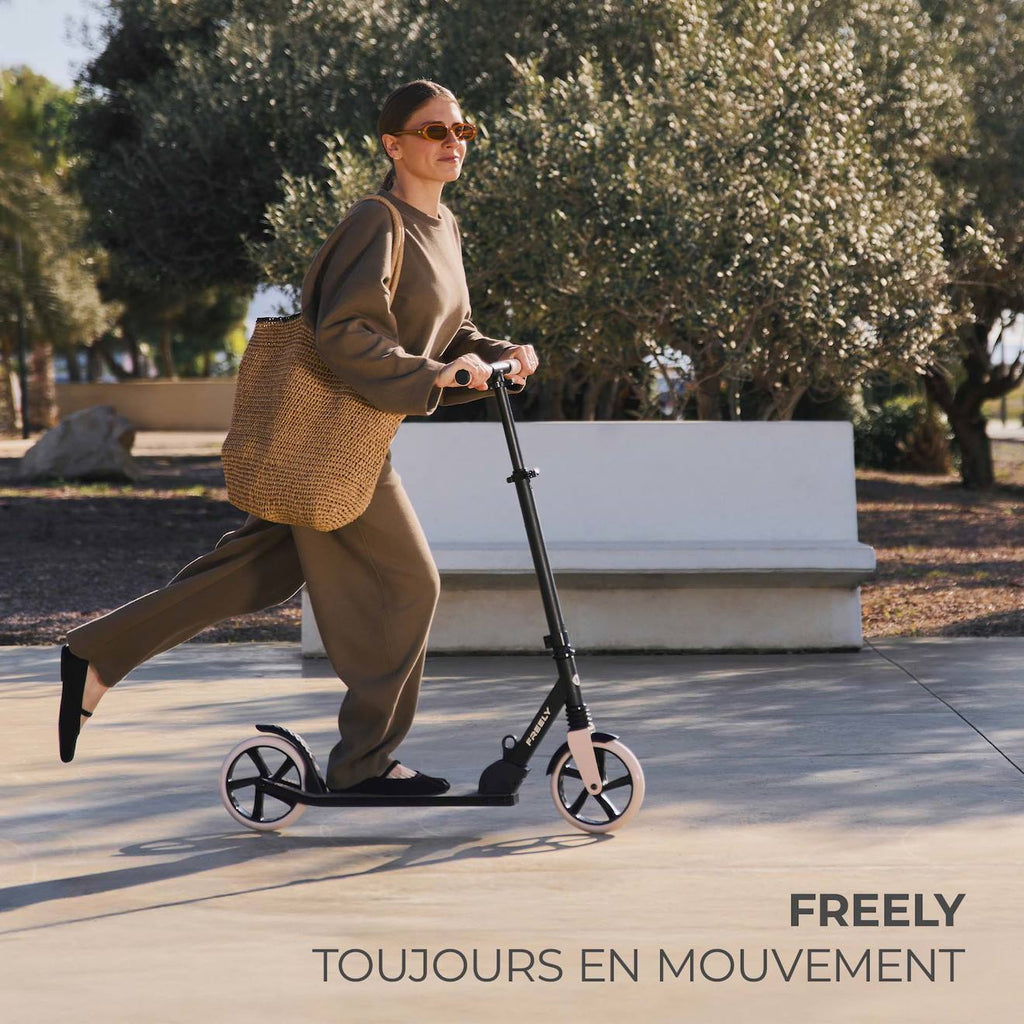 Trottinette pliable urbaine enfant noir