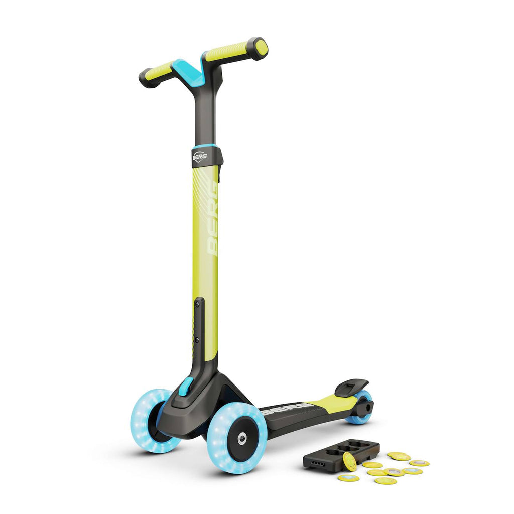 Trottinette pour enfants, 2+ ans, pliable, nexo menthe lime
