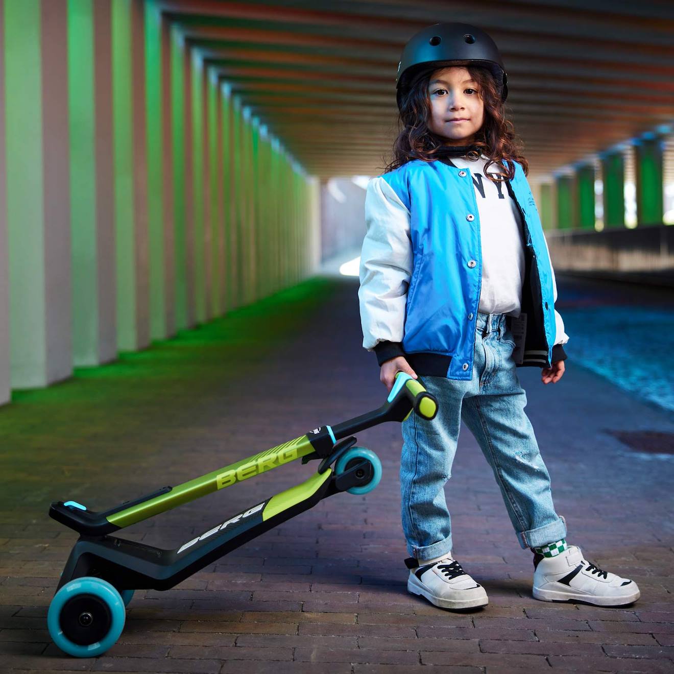 Trottinette pour enfants, 2+ ans, pliable, nexo menthe mint