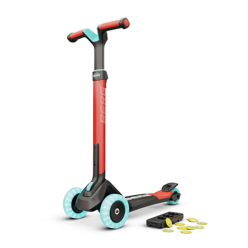 Trottinette pour enfants, 2+ ans, pliable, nexo menthe red