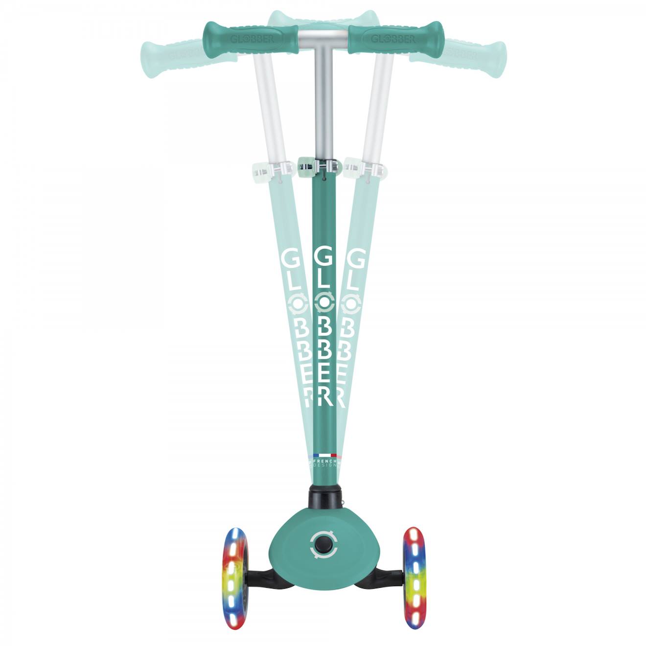 Trottinette primo lights v2 vert emeraude