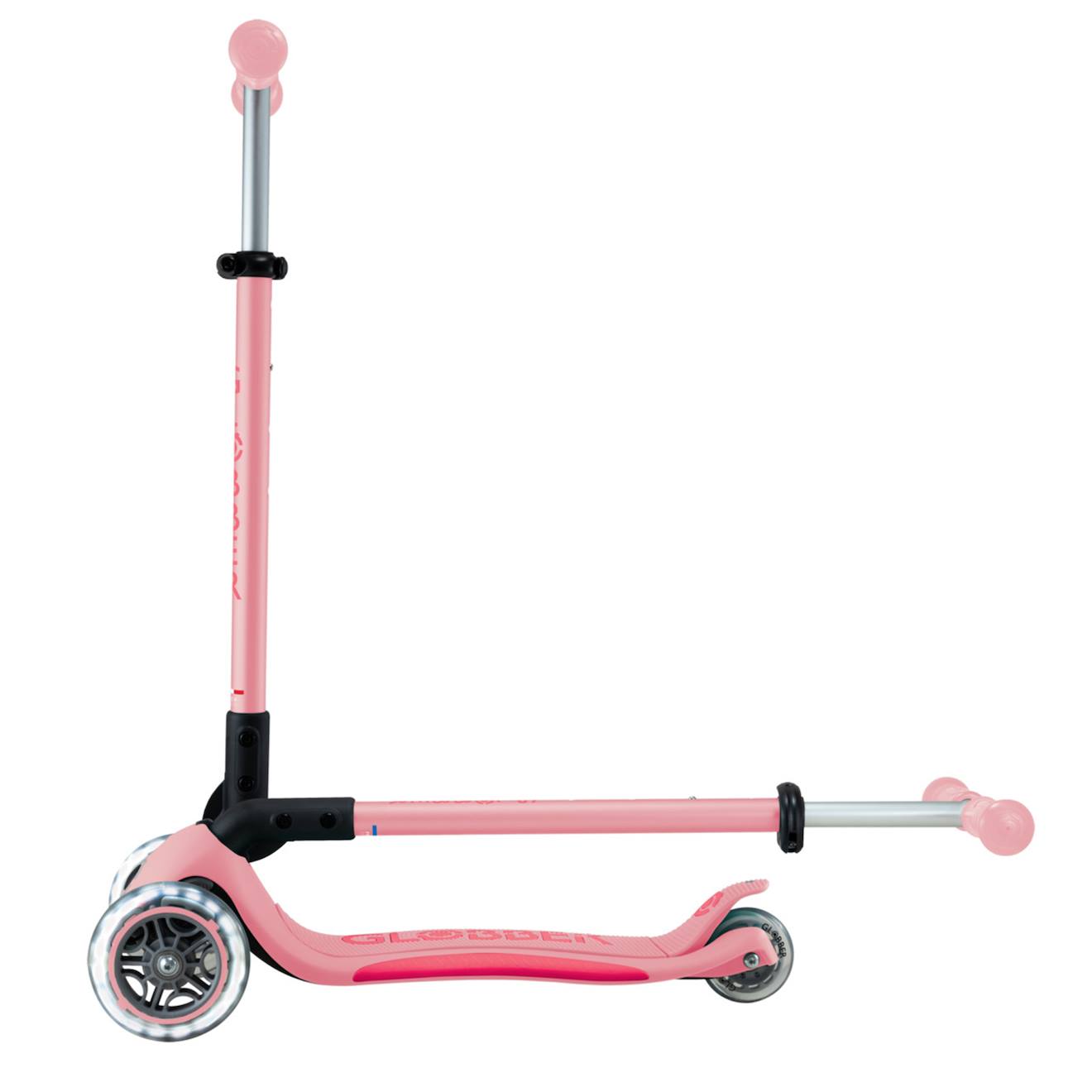 Trottinette primo pliable plus lights rose