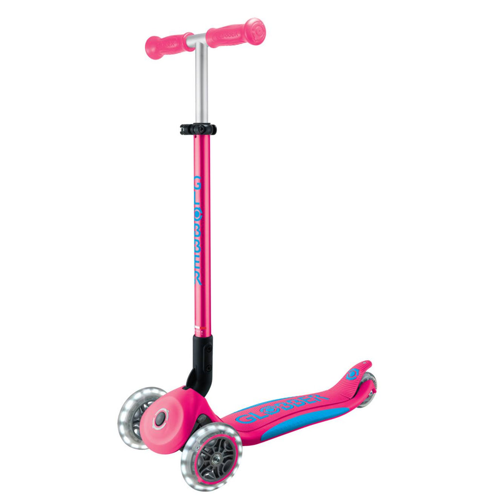 Trottinette primo pliable plus lights rose