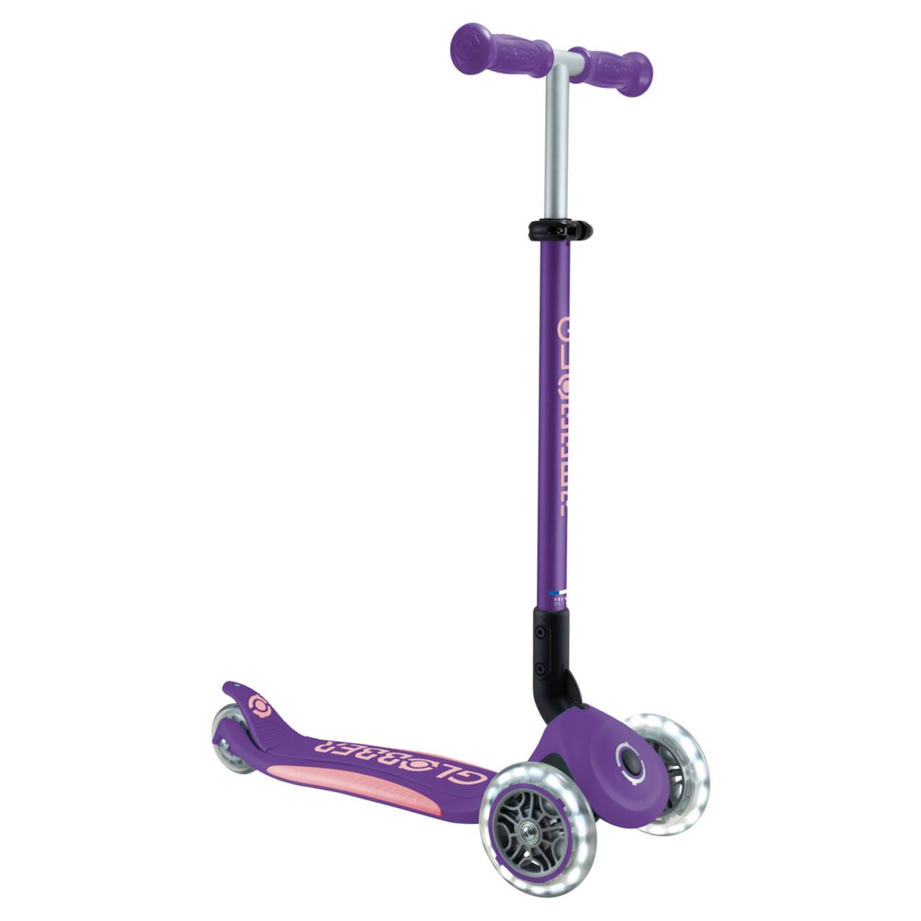 Trottinette primo pliable plus lights violet