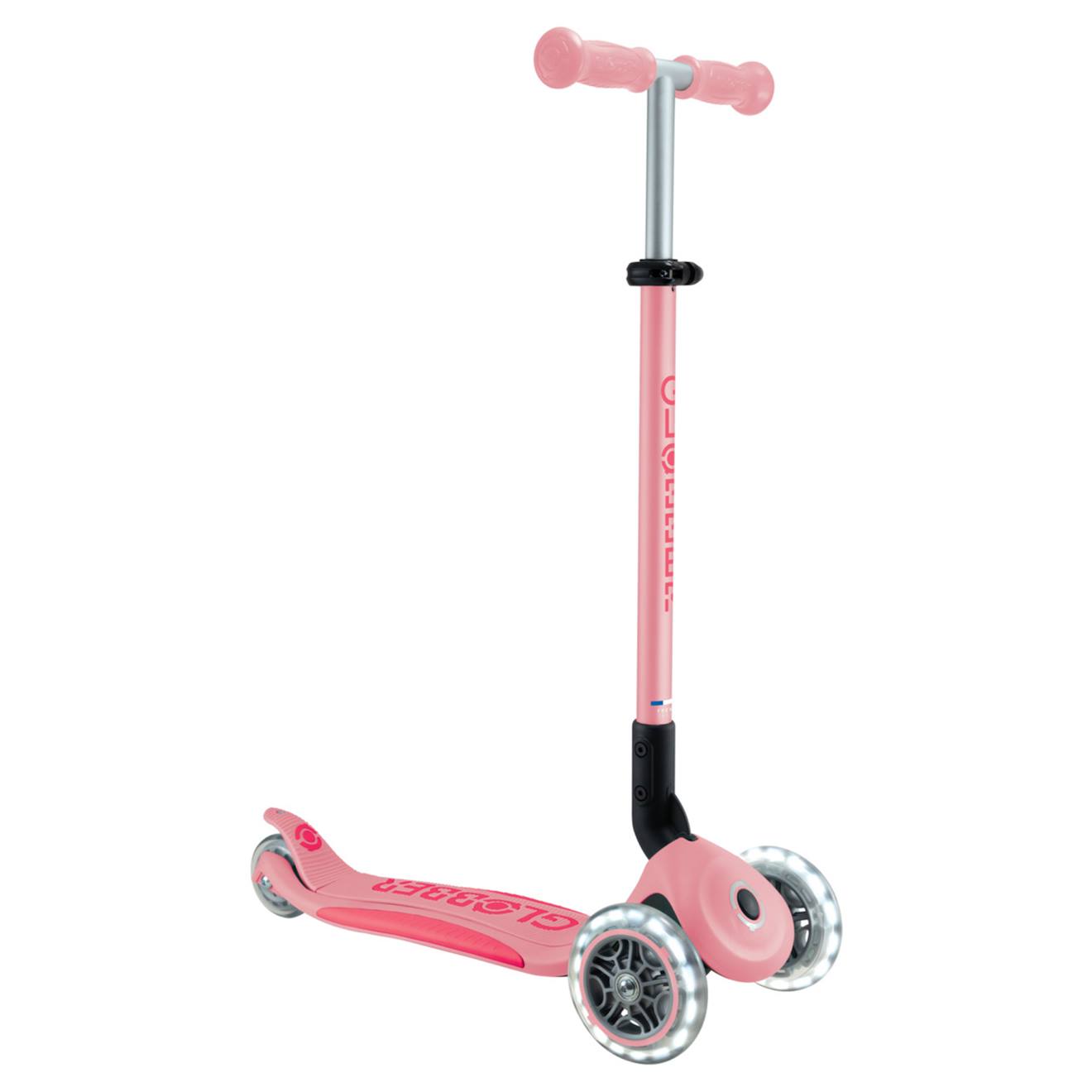 Trottinette primo pliable plus lights rose