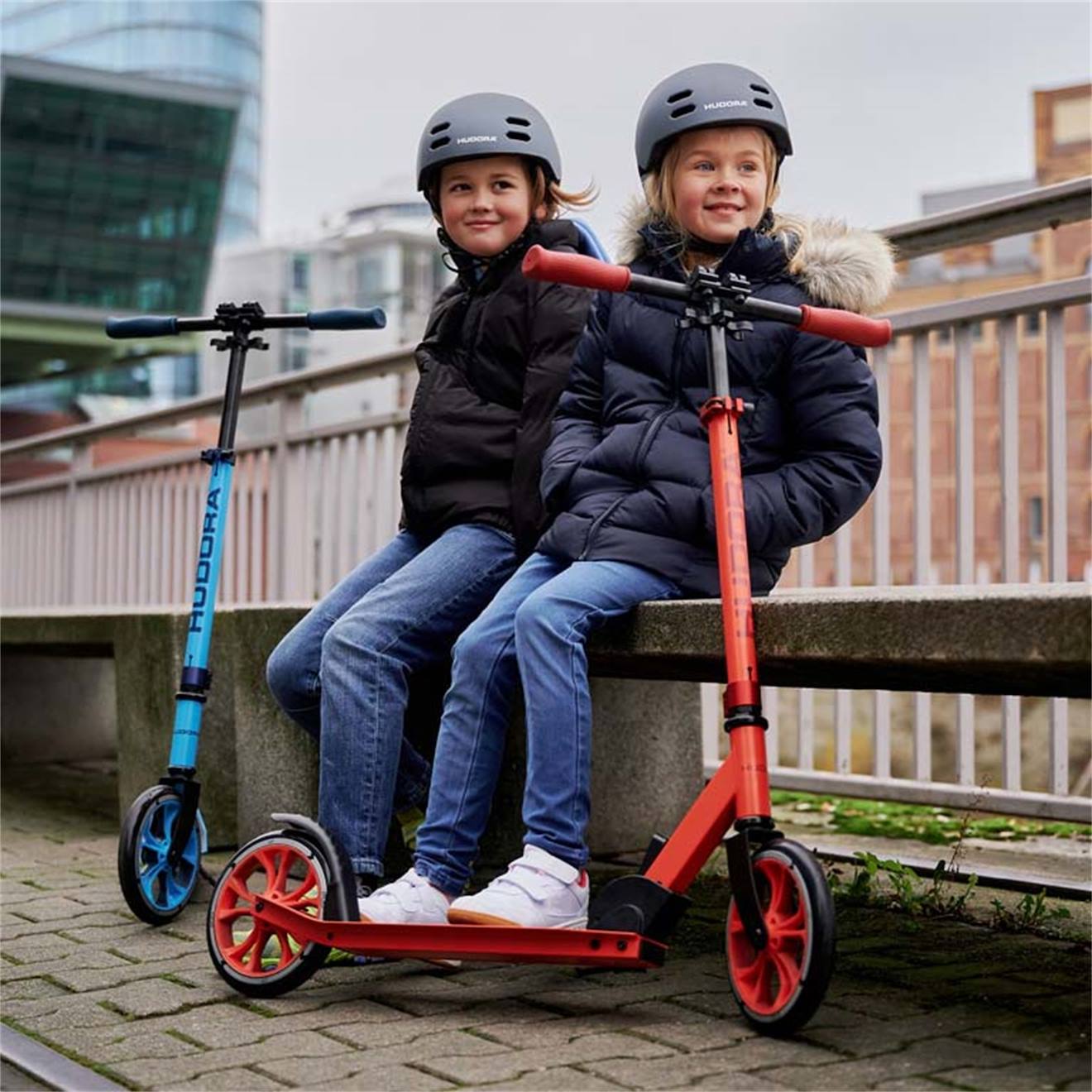 Trottinette scooter up 200 cyan bleu