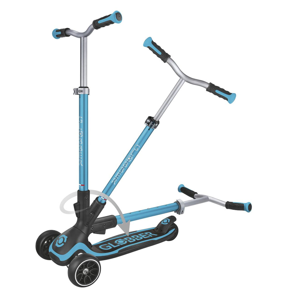 Trottinette ultimum 3 roues évolutive bleu aqua
