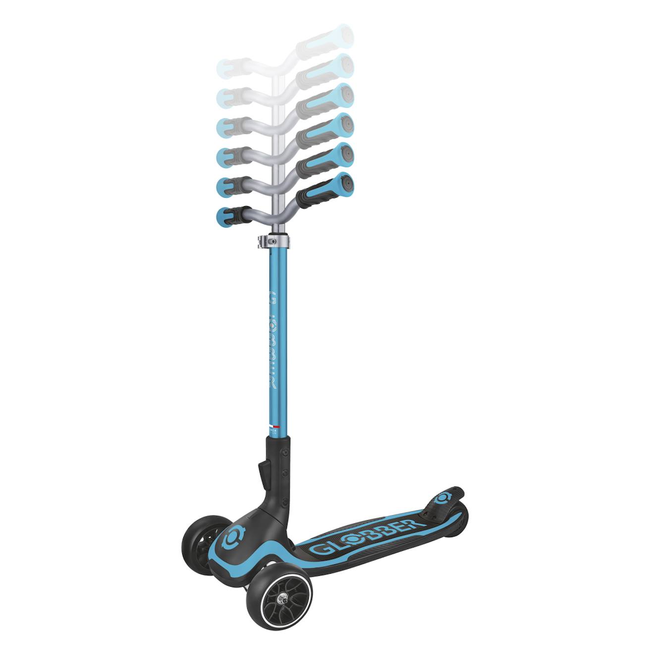 Trottinette ultimum 3 roues évolutive bleu aqua