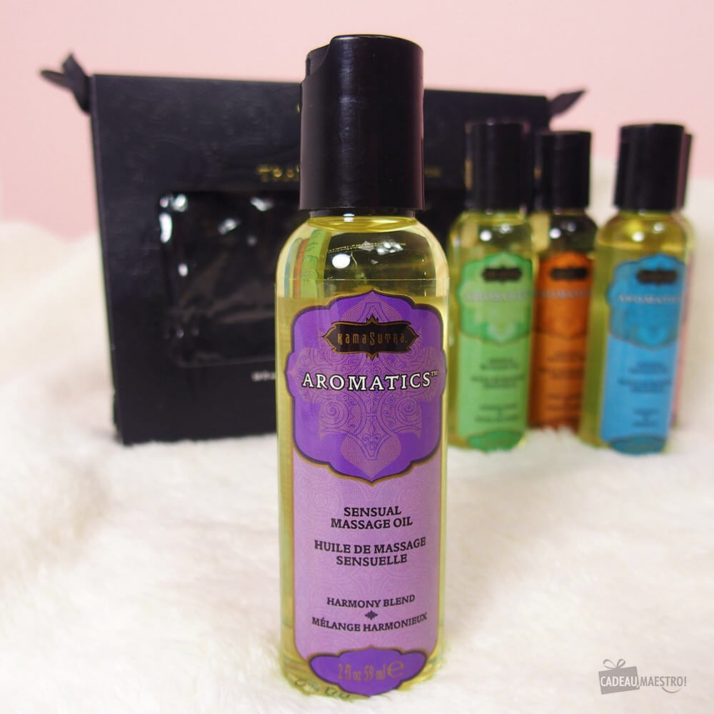 Trousse 5 Huiles de Massage Kamasutra - Jeux de Couple CadoMaestro