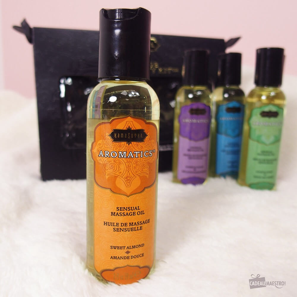 Trousse 5 Huiles de Massage Kamasutra - Jeux de Couple CadoMaestro