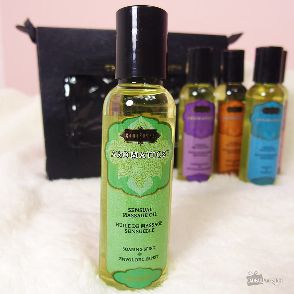 Trousse 5 Huiles de Massage Kamasutra - Jeux de Couple CadoMaestro