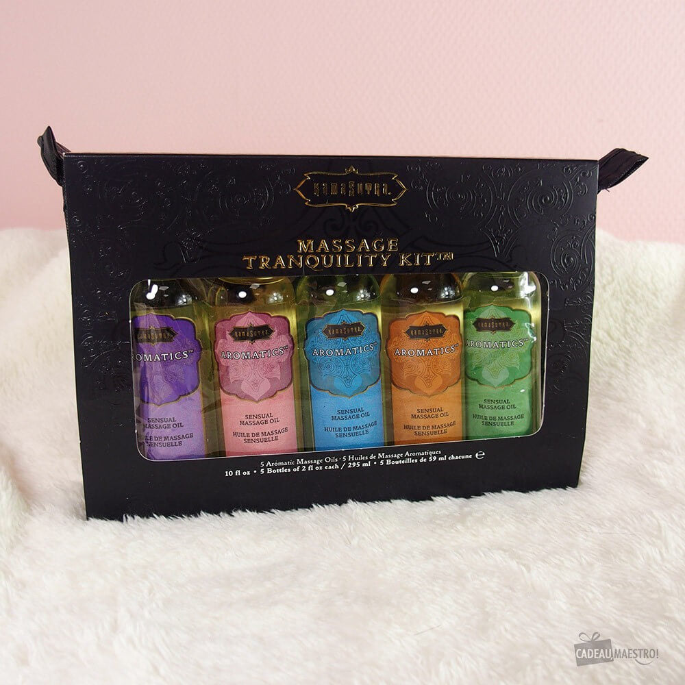 Trousse 5 Huiles de Massage Kamasutra - Jeux de Couple CadoMaestro