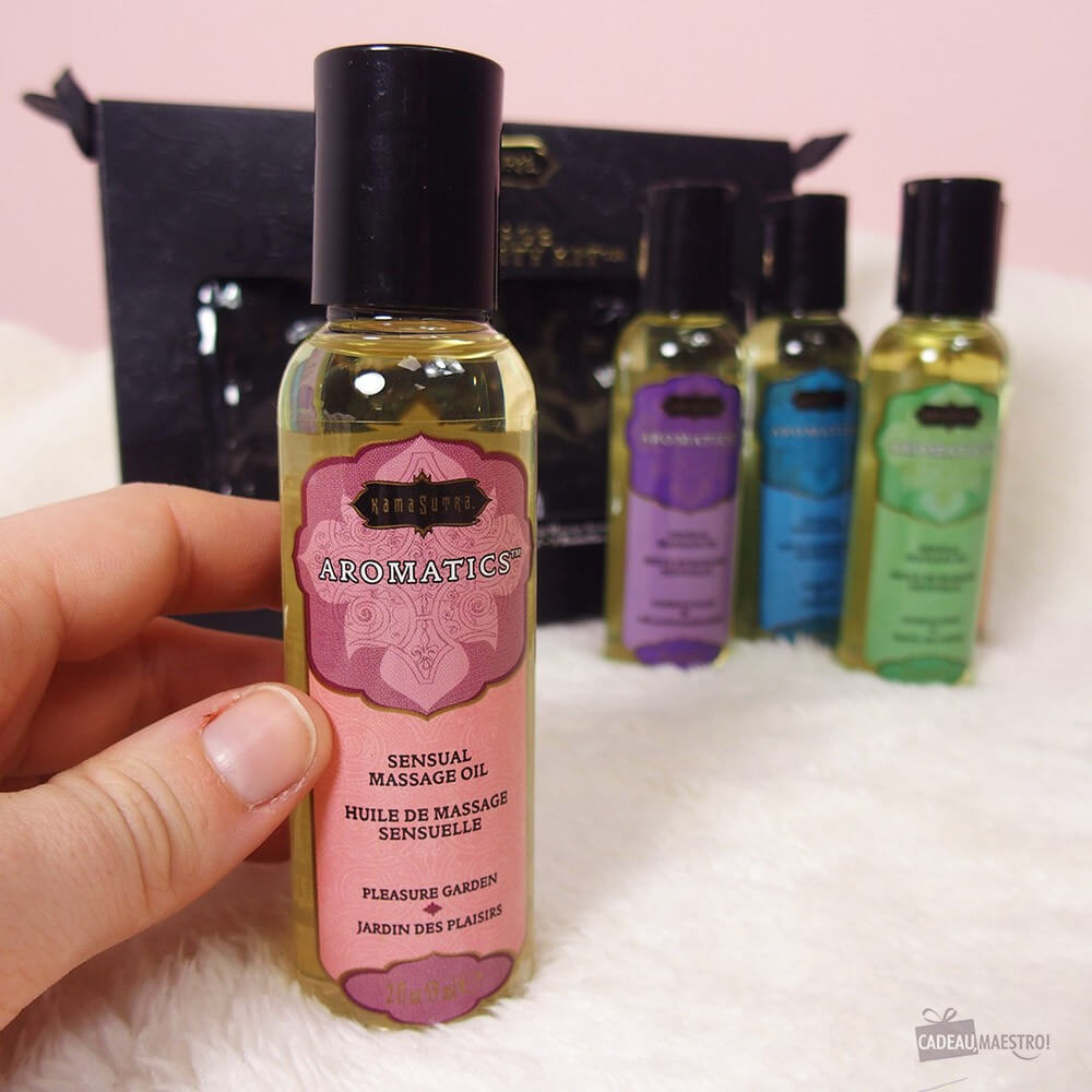 Trousse 5 Huiles de Massage Kamasutra - Jeux de Couple CadoMaestro