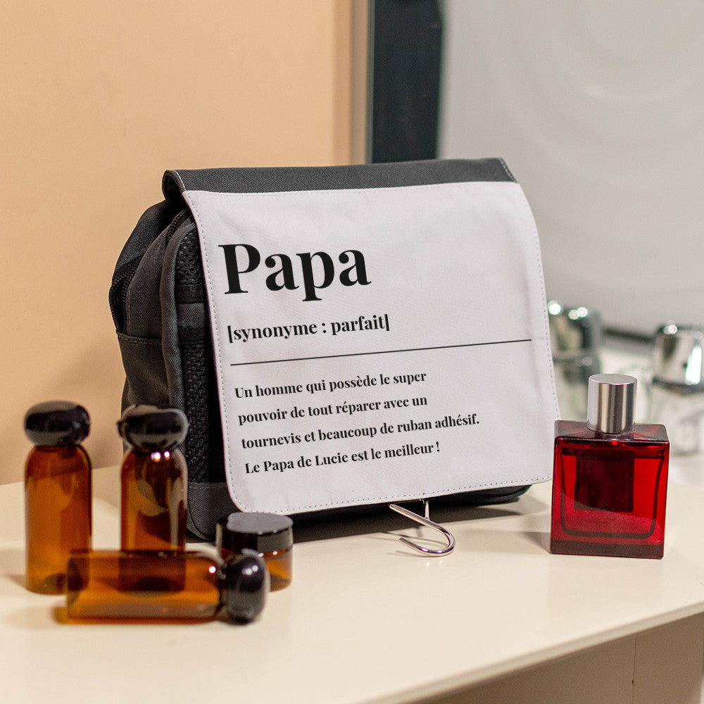 Trousse de Toilette Définition à Personnaliser - Trousse de Toilette Personnalisée