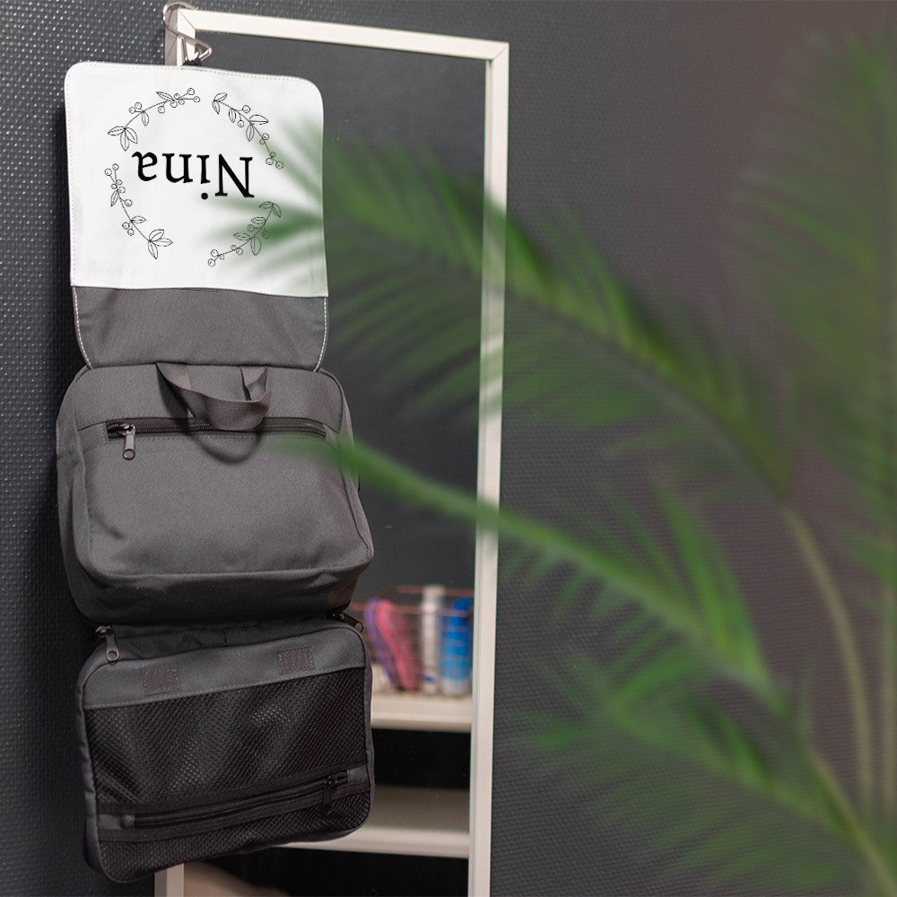 Trousse de Toilette Voyage Prénom à Personnaliser - Trousse de Toilette Personnalisée