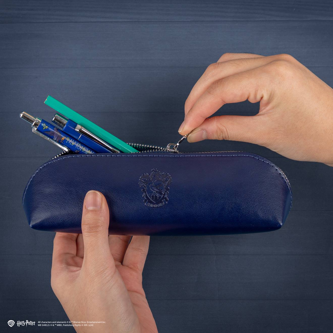Trousse en Similicuir Serdaigle - Harry Potter Bleu
