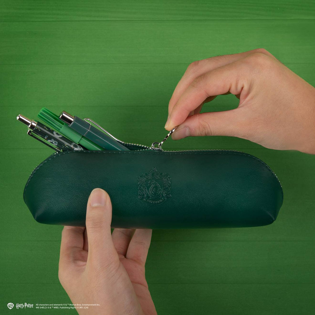 Trousse en Similicuir Serpentard - Harry Potter Vert