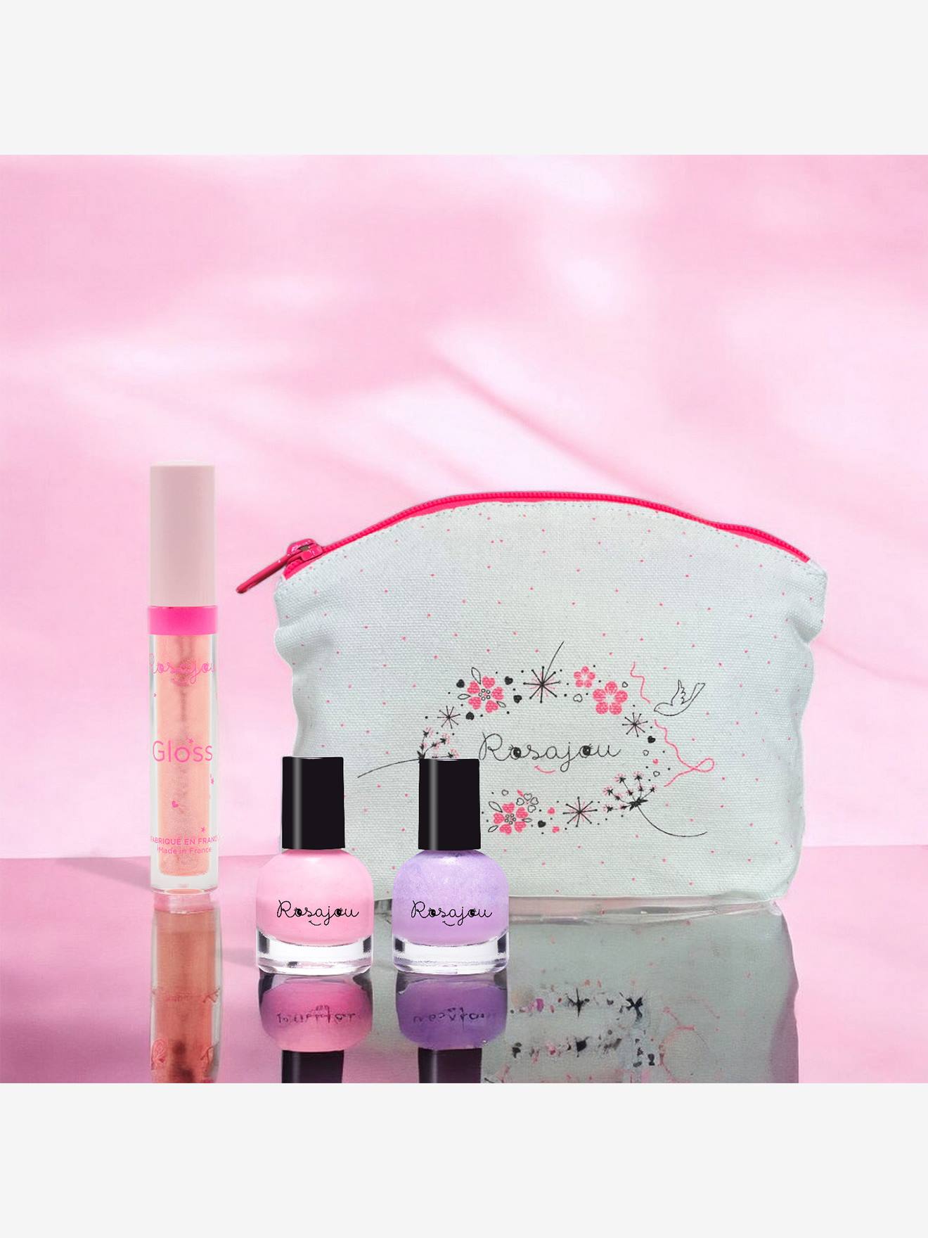 Trousse gloss ballerine + 2 vernis multicolore