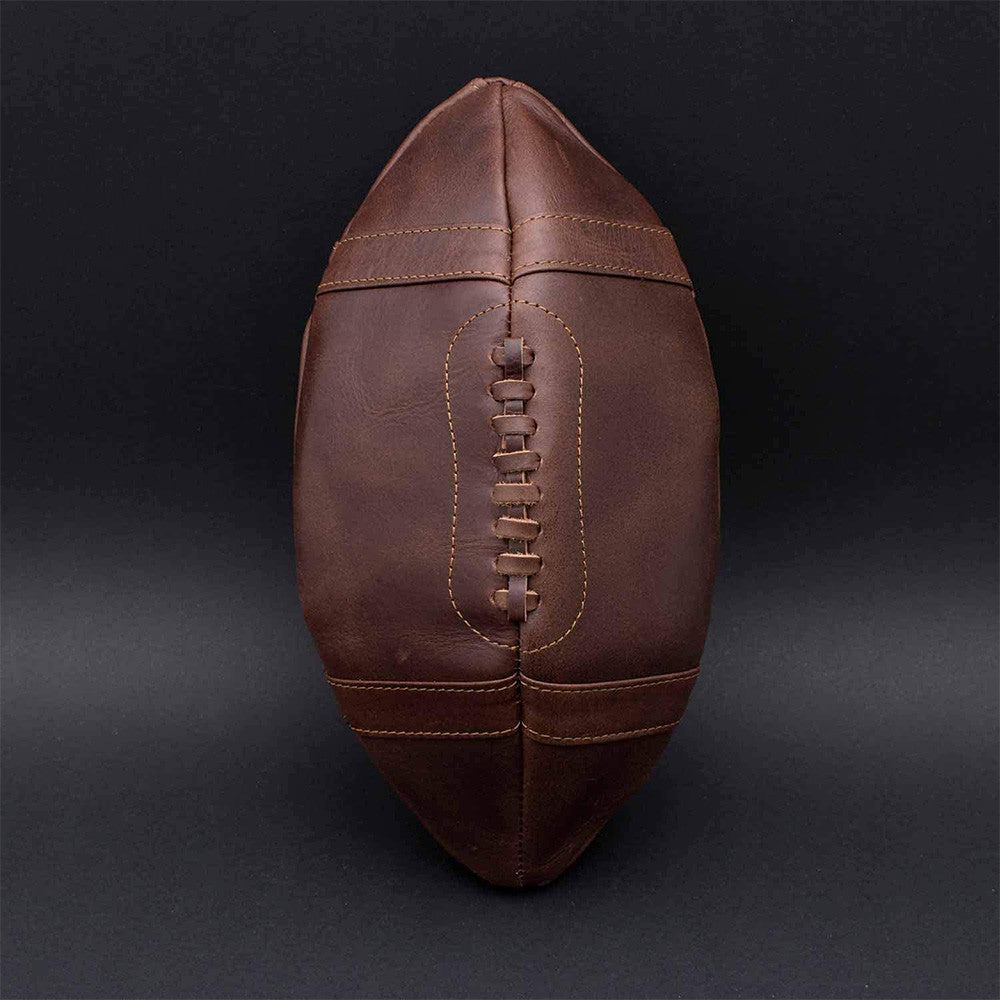 Trousse de Toilette Rugby en Cuir - Trousse de Toilette Personnalisée CadoMaestro