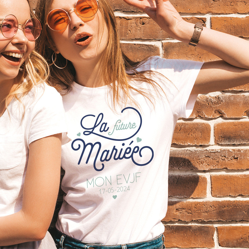 T-shirt EVJF - La Mariée à Personnaliser L - T-Shirt Personnalisé