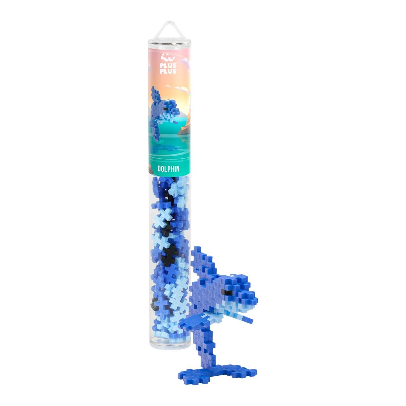 Tube dauphin 100 pièces multicolore