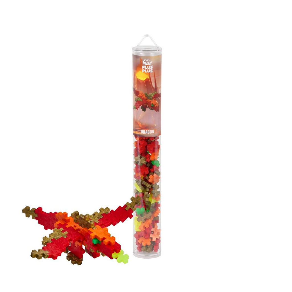 Tube dragon 100 pièces multicolore