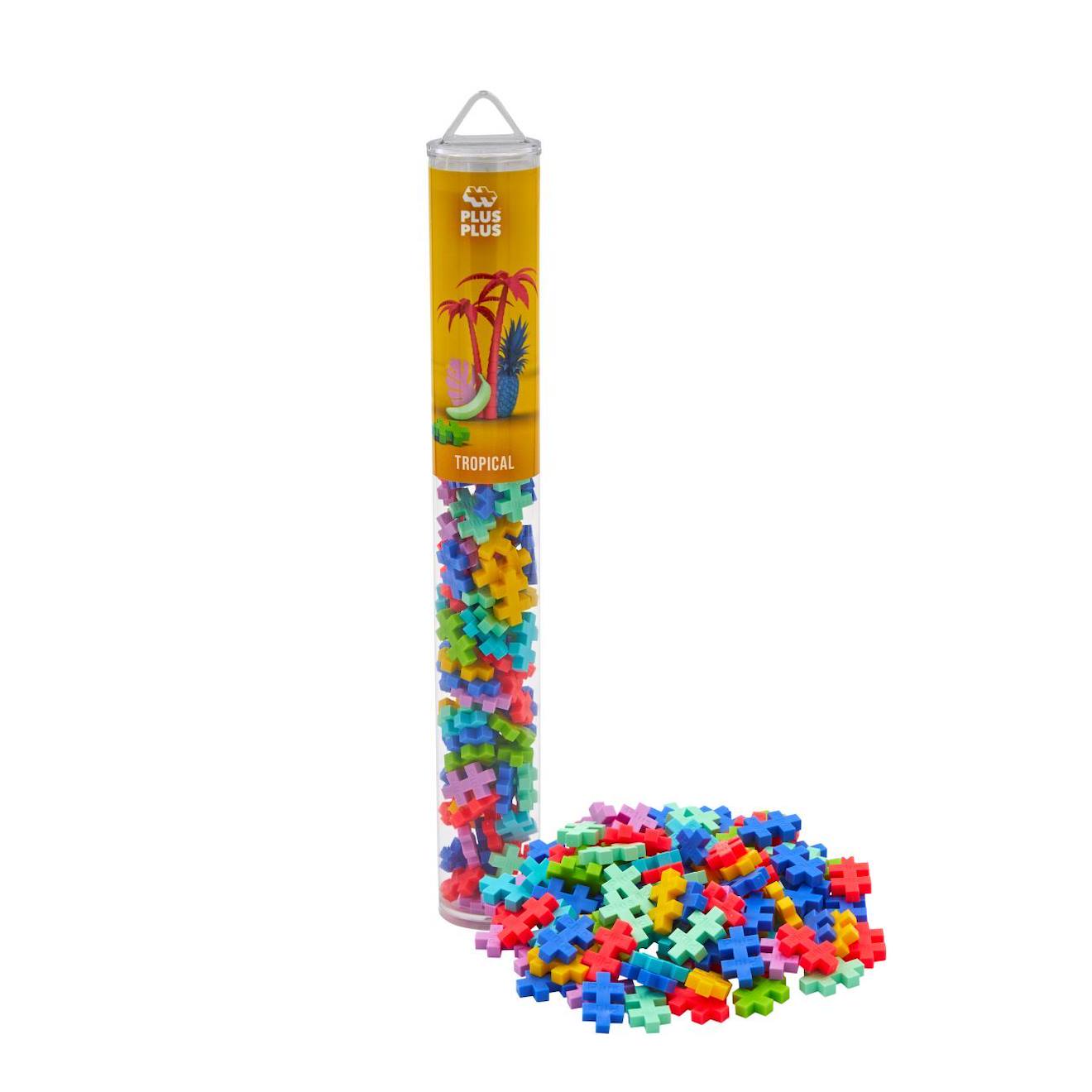 Tube mix couleur 100 pièces tropical