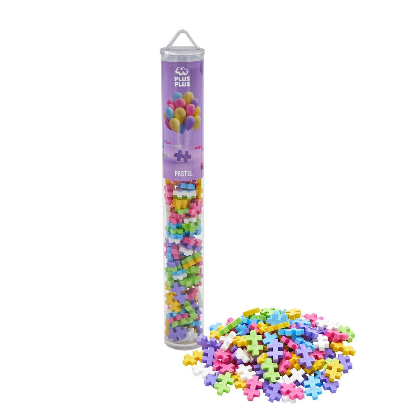 Tube mix couleur 100 pièces pastel