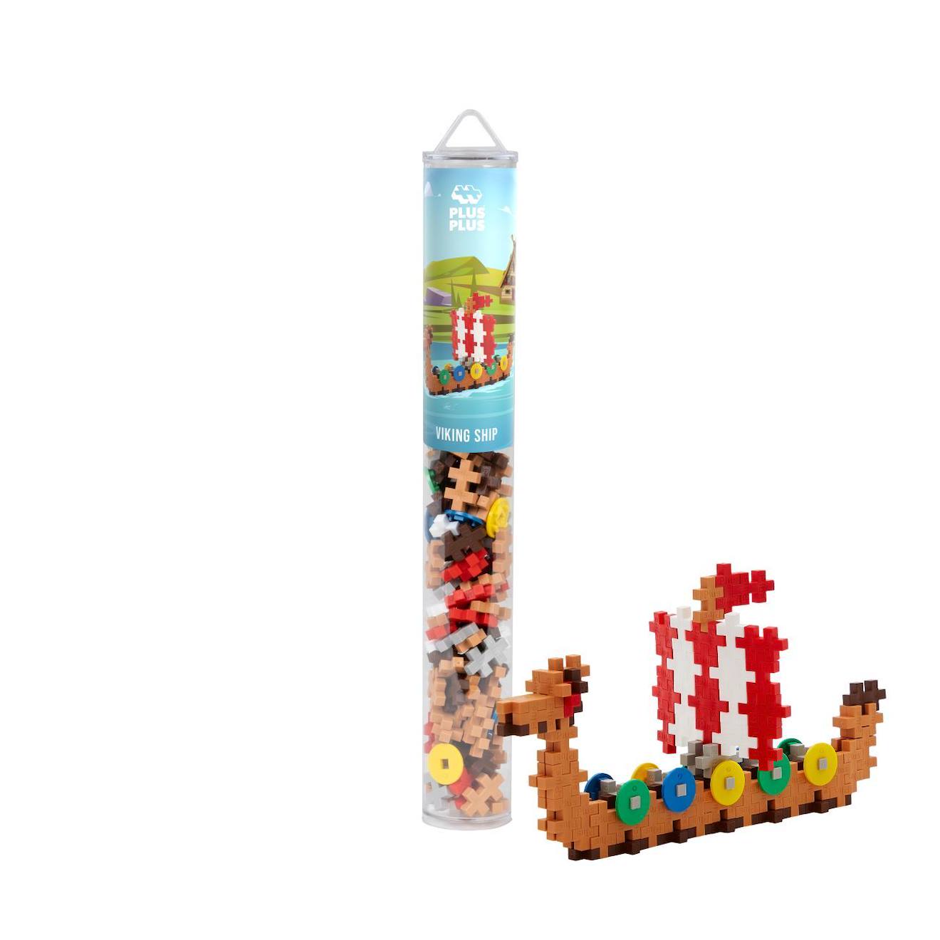 Tube navire viking 100 pièces multicolore