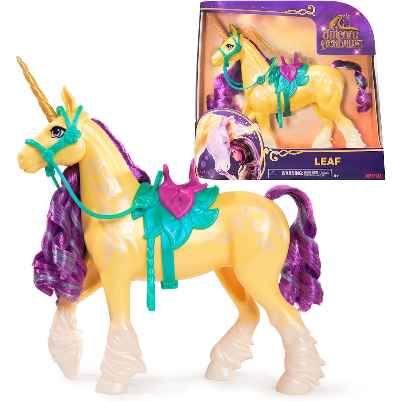 Unicorn academy licorne leaf multicolore
