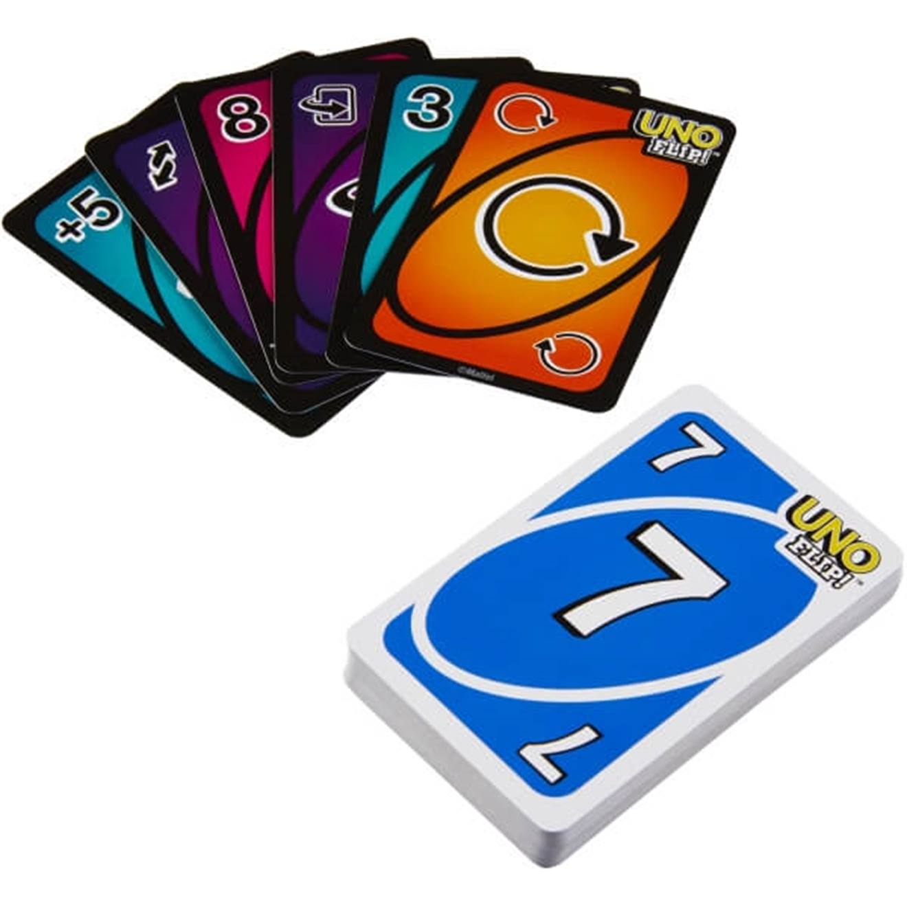 Uno flip jeu de société multicolore
